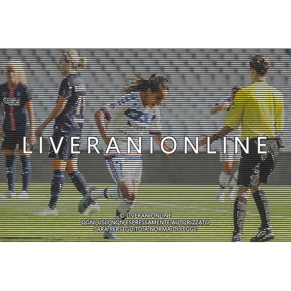 JOIE DE Amel MAJRI - 27.09.2015 - Lyon / PSG - 4eme journee de Division 1 Feminine Photo : Jean Paul Thomas / Icon Sport *** Local Caption *** AG ALDO LIVERANI SAS ONLY ITALY *** Local Caption *** AG ALDO LIVERANI SAS ONLY ITALY