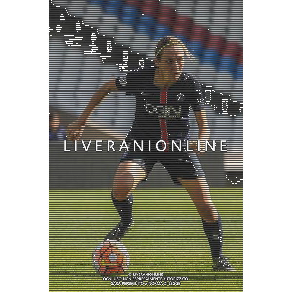 Sabrina Delannoy - 27.09.2015 - Lyon / PSG - 4eme journee de Division 1 Feminine Photo : Jean Paul Thomas / Icon Sport *** Local Caption *** AG ALDO LIVERANI SAS ONLY ITALY *** Local Caption *** AG ALDO LIVERANI SAS ONLY ITALY
