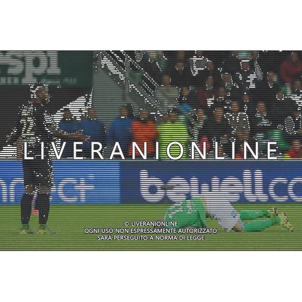 Nampalys MENDY / Fabien LEMOINE - 27.09.2015 - Saint Etienne / Nice - 8eme journee de Ligue 1 Photo : Jean Paul Thomas / Icon Sport AG ALDO LIVERANI SAS ONLY ITALY