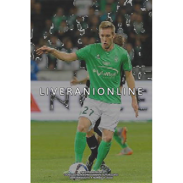Robert BERIC - 27.09.2015 - Saint Etienne / Nice - 8eme journee de Ligue 1 Photo : Jean Paul Thomas / Icon Sport AG ALDO LIVERANI SAS ONLY ITALY