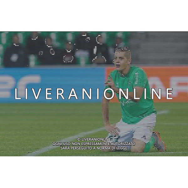 Romain HAMOUMA - 27.09.2015 - Saint Etienne / Nice - 8eme journee de Ligue 1 Photo : Jean Paul Thomas / Icon Sport AG ALDO LIVERANI SAS ONLY ITALY