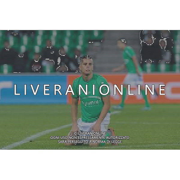 Romain HAMOUMA - 27.09.2015 - Saint Etienne / Nice - 8eme journee de Ligue 1 Photo : Jean Paul Thomas / Icon Sport AG ALDO LIVERANI SAS ONLY ITALY