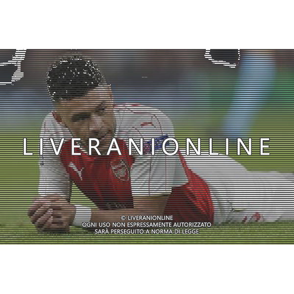 Arsenal\'s Alex Oxlade-Chamberlain looks dejected after missing a chance in the first half Photographer Craig Mercer/CameraSport Football - UEFA Champions League Group F - Arsenal v Olympiakos - Tuesday 29th September 2015 - Emirates Stadium - London - © CameraSport - 43 Linden Ave. Countesthorpe. Leicester. England. LE8 5PG - Tel: +44 (0) 116 277 4147 - admin@camerasport.com - www.camerasport.com AG ALDO LIVERANI SAS ONLY ITALY