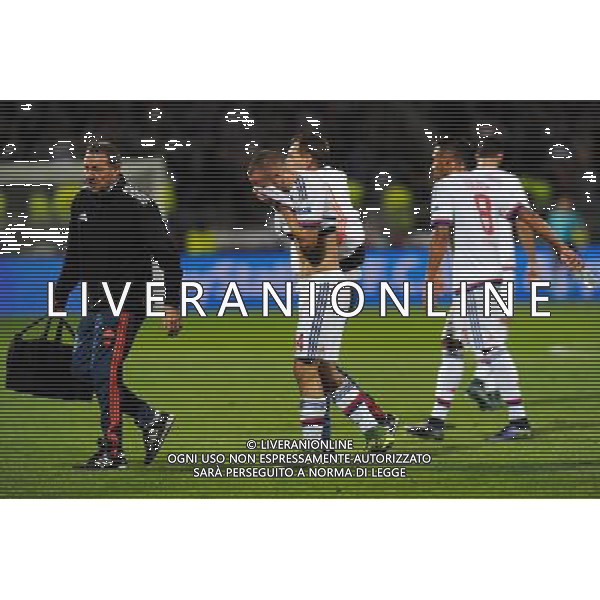 Blessure Sergi DARDER - 29.09.2015 - Lyon / Valence - Champions League Photo : Jean Paul Thomas / Icon Sport AG ALDO LIVERANI SAS ONLY ITALY
