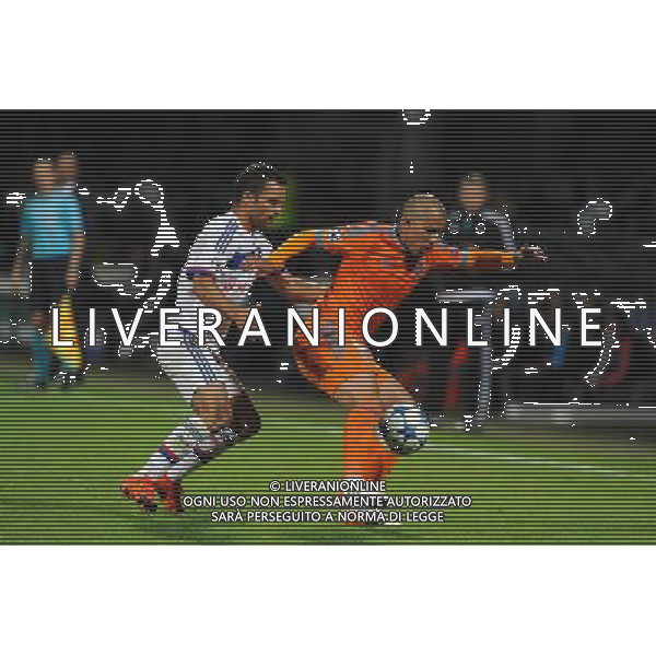 Jeremy MOREL / Sofiane FEGHOULI - 29.09.2015 - Lyon / Valence - Champions League Photo : Jean Paul Thomas / Icon Sport AG ALDO LIVERANI SAS ONLY ITALY