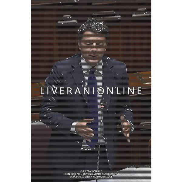 Roma - 30/09/2015 - Montecitorio - Svolgimento di interrogazioni a risposta immediata - nella foto: Matteo Renzi / Ph. Fabrizio Corradetti - Ag. Aldo Liverani Sas
