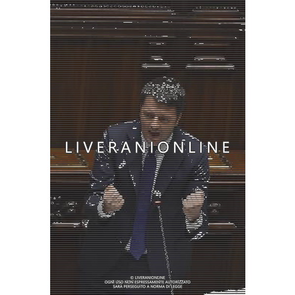 Roma - 30/09/2015 - Montecitorio - Svolgimento di interrogazioni a risposta immediata - nella foto: Matteo Renzi / Ph. Fabrizio Corradetti - Ag. Aldo Liverani Sas