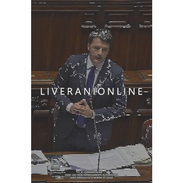 Roma - 30/09/2015 - Montecitorio - Svolgimento di interrogazioni a risposta immediata - nella foto: Matteo Renzi / Ph. Fabrizio Corradetti - Ag. Aldo Liverani Sas