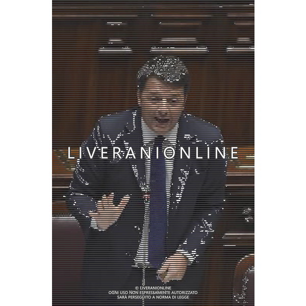 Roma - 30/09/2015 - Montecitorio - Svolgimento di interrogazioni a risposta immediata - nella foto: Matteo Renzi / Ph. Fabrizio Corradetti - Ag. Aldo Liverani Sas