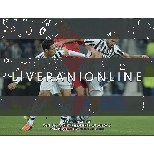 UEFA Champions League 2015/2016 Group Stage D Torino - 30.09.2015 Juventus-Siviglia Nella Foto: giorgio chiellini gameiro hernanes /Ph.Vitez-Ag. Aldo Liverani