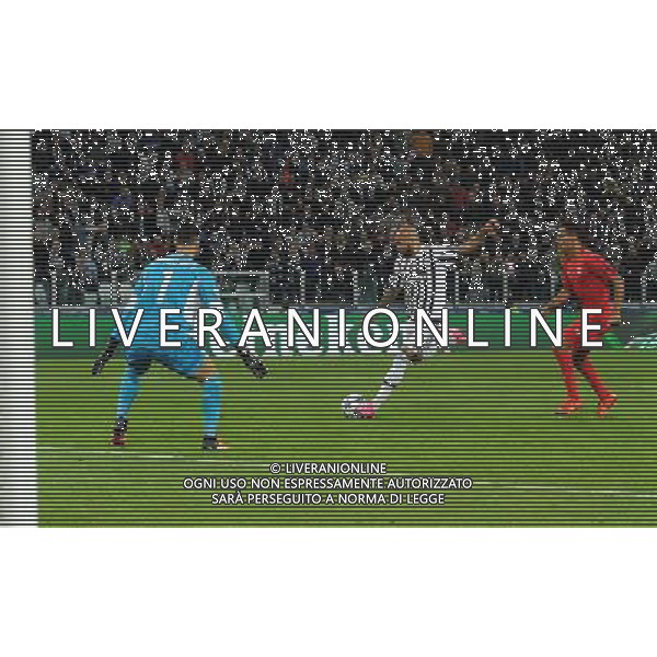 UEFA Champions League 2015/2016 Group Stage D Torino - 30.09.2015 Juventus-Siviglia Nella Foto: il gol di simone zaza del 2-0 /Ph.Vitez-Ag. Aldo Liverani