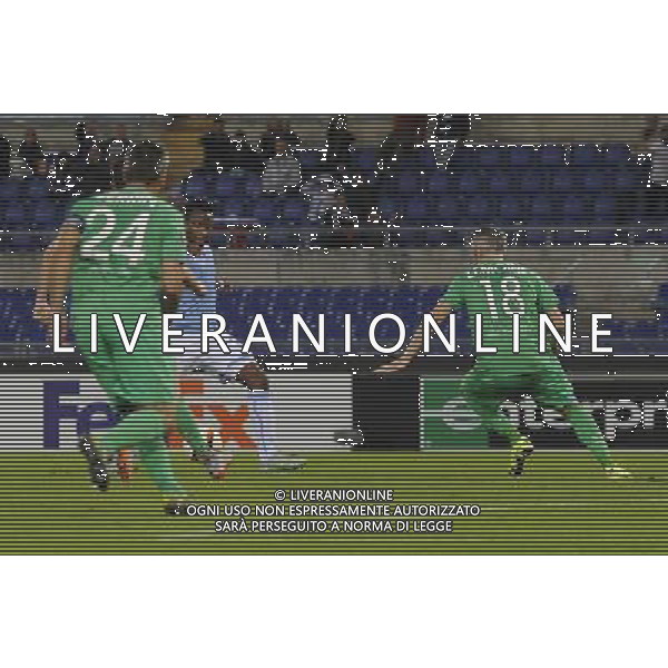 Roma - 01/10/2015 - Stadio Olimpico - UEFA Europa League 2015-2016 - Gruppo G - Lazio vs Saint Etienne - nella foto: il pareggio di Eddy Onazi / Ph. Fabrizio Corradetti - Ag. Aldo Liverani sas