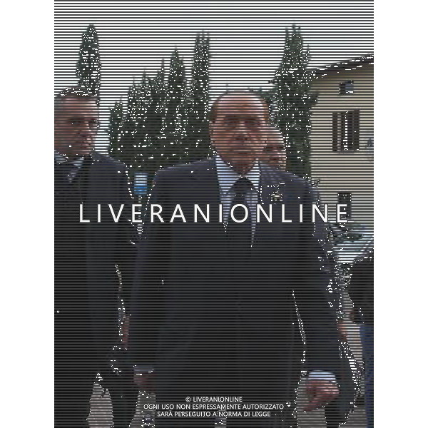 Silvio Berlusconi al funerali di Roberta Orizio 01 ottobre 2015 a brescia.ph Fotolive Fabrizio Cattina/Agenzia Aldo Liverani S.a.s.