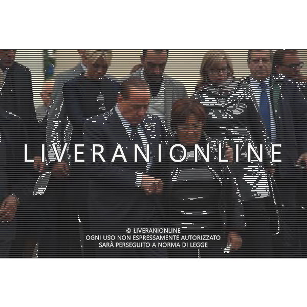 berlusconi e la mamma,Silvio Berlusconi al funerali di Roberta Orizio 01 ottobre 2015 a brescia.ph Fotolive Fabrizio Cattina/Agenzia Aldo Liverani S.a.s.