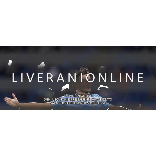Roma - 01/10/2015 - Stadio Olimpico - UEFA Europa League 2015-2016 - Gruppo G - Lazio vs Saint Etienne - nella foto: L\'esultanza dopo il gol di Wesley Hoedt / Ph. Fabrizio Corradetti - Ag. Aldo Liverani sas/Agenzia Aldo Liverani S.a.s.