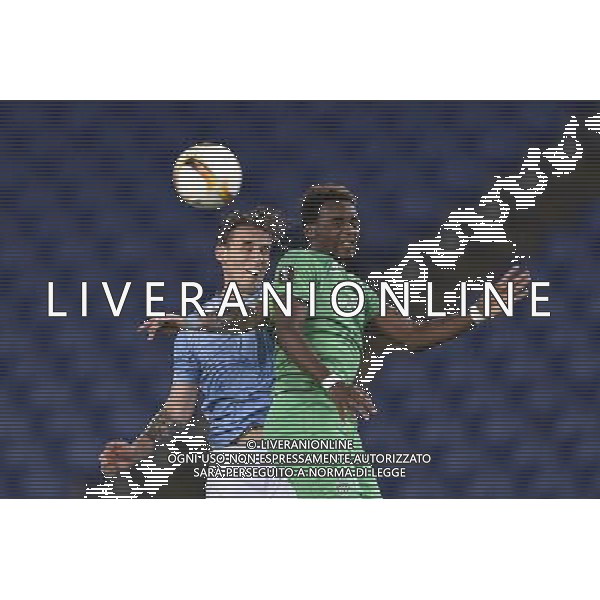 Roma - 01/10/2015 - Stadio Olimpico - UEFA Europa League 2015-2016 - Gruppo G - Lazio vs Saint Etienne - nella foto: Lucas Biglia e Bahebeck / Ph. Fabrizio Corradetti - Ag. Aldo Liverani sas