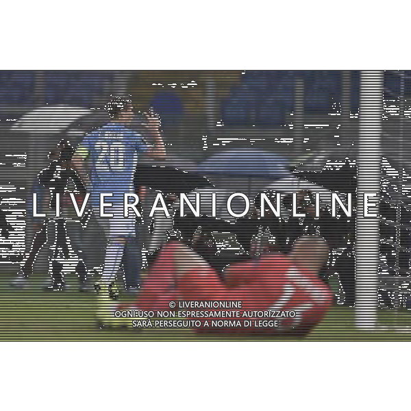 Roma - 01/10/2015 - Stadio Olimpico - UEFA Europa League 2015-2016 - Gruppo G - Lazio vs Saint Etienne - nella foto: L\'esultanza dopo il gol di Lucas Biglia / Ph. Fabrizio Corradetti - Ag. Aldo Liverani sas