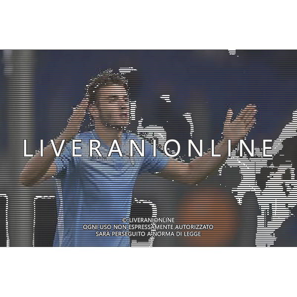 Roma - 01/10/2015 - Stadio Olimpico - UEFA Europa League 2015-2016 - Gruppo G - Lazio vs Saint Etienne - nella foto: L\'esultanza di Wesley Hoedt / Ph. Fabrizio Corradetti - Ag. Aldo Liverani sas