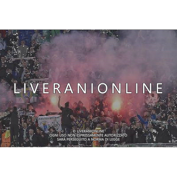 Roma - 01/10/2015 - Stadio Olimpico - UEFA Europa League 2015-2016 - Gruppo G - Lazio vs Saint Etienne - nella foto: Tifosi del Saint Etienne / Ph. Fabrizio Corradetti - Ag. Aldo Liverani sas