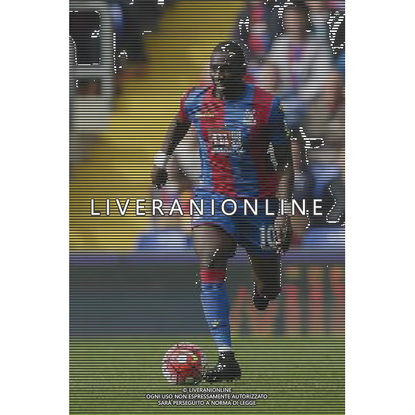 Crystal Palace\'s Yannick Bolasie in action during todays match Photographer Craig Mercer/CameraSport Football - Barclays Premiership - Crystal Palace v West Bromwich Albion - Saturday 3rd October 2015 - Selhurst Park - London © CameraSport - 43 Linden Ave. Countesthorpe. Leicester. England. LE8 5PG - Tel: +44 (0) 116 277 4147 - admin@camerasport.com - www.camerasport.com AG ALDO LIVERANI SAS ONLY ITALY