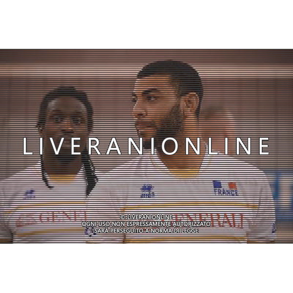 Earvin NGAPETH / Mory SIDIBE - 02.10.2015 - Entrainement Equipe de France Photo : Nolwenn Le Gouic / Icon Sport AG ALDO LIVERANI SAS ONLY ITALY