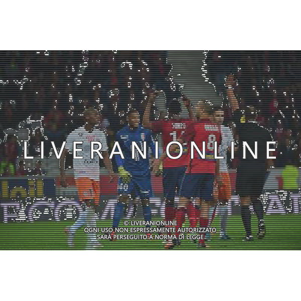 Joie Mike MAIGNAN - 02.10.2015 - Lille / Montpellier - 9eme journee de Ligue 1 Photo : Dave Winter / Icon Sport *** Local Caption *** AG ALDO LIVERANI SAS ONLY ITALY *** Local Caption *** AG ALDO LIVERANI SAS ONLY ITALY