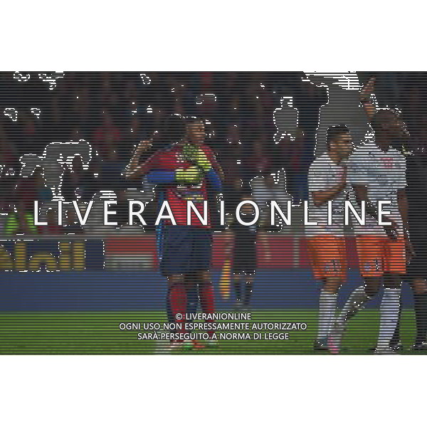 Joie Mike MAIGNAN - 02.10.2015 - Lille / Montpellier - 9eme journee de Ligue 1 Photo : Dave Winter / Icon Sport *** Local Caption *** AG ALDO LIVERANI SAS ONLY ITALY *** Local Caption *** AG ALDO LIVERANI SAS ONLY ITALY