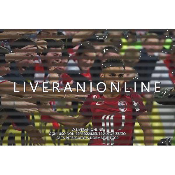 Joie Sofiane BOUFAL - 02.10.2015 - Lille / Montpellier - 9eme journee de Ligue 1 Photo : Dave Winter / Icon Sport AG ALDO LIVERANI SAS ONLY ITALY