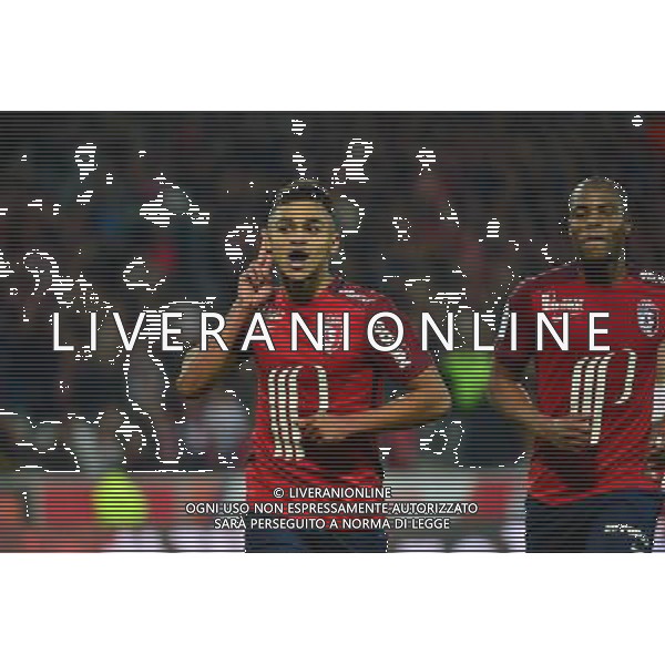 Joie Sofiane BOUFAL - 02.10.2015 - Lille / Montpellier - 9eme journee de Ligue 1 Photo : Dave Winter / Icon Sport AG ALDO LIVERANI SAS ONLY ITALY