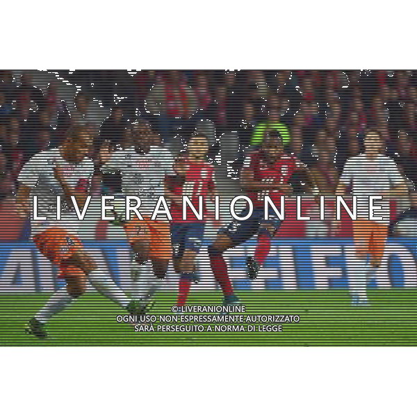 Lenny NANGIS - 02.10.2015 - Lille / Montpellier - 9eme journee de Ligue 1 Photo : Dave Winter / Icon Sport AG ALDO LIVERANI SAS ONLY ITALY