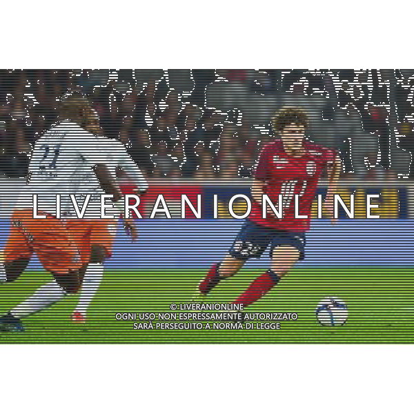 Benjamin PAVARD - 02.10.2015 - Lille / Montpellier - 9e journee de Ligue 1 Photo: Dave Winter / Icon Sport AG ALDO LIVERANI SAS ONLY ITALY
