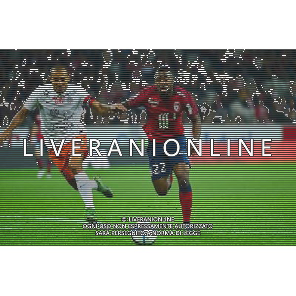 Junior TALLO / Vitorino HILTON - 02.10.2015 - Lille / Montpellier - 9e journee de Ligue 1 Photo: Dave Winter / Icon Sport AG ALDO LIVERANI SAS ONLY ITALY