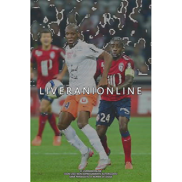 Bryan DABO / Rio MAVUBA - 02.10.2015 - Lille / Montpellier - 9e journee de Ligue 1 Photo: Dave Winter / Icon Sport AG ALDO LIVERANI SAS ONLY ITALY