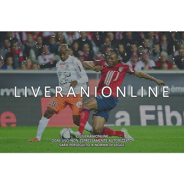 Souleymane CAMARA / Stoppila SUNZU - 02.10.2015 - Lille / Montpellier - 9e journee de Ligue 1 Photo: Dave Winter / Icon Sport AG ALDO LIVERANI SAS ONLY ITALY
