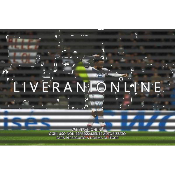 Joie Alexandre Lacazette - 03.10.2015 - Lyon / Reims - 9eme journee de Ligue 1 Photo : Jean Paul Thomas / Icon Sport AG ALDO LIVERANI SAS ONLY ITALY