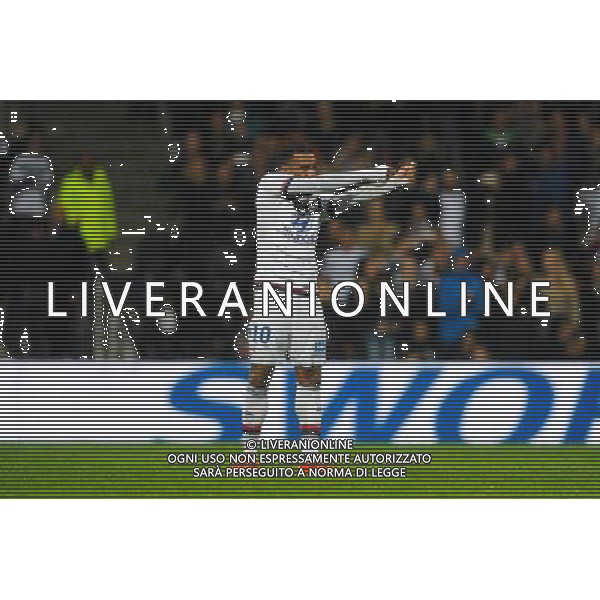 Joie Alexandre Lacazette - 03.10.2015 - Lyon / Reims - 9eme journee de Ligue 1 Photo : Jean Paul Thomas / Icon Sport AG ALDO LIVERANI SAS ONLY ITALY
