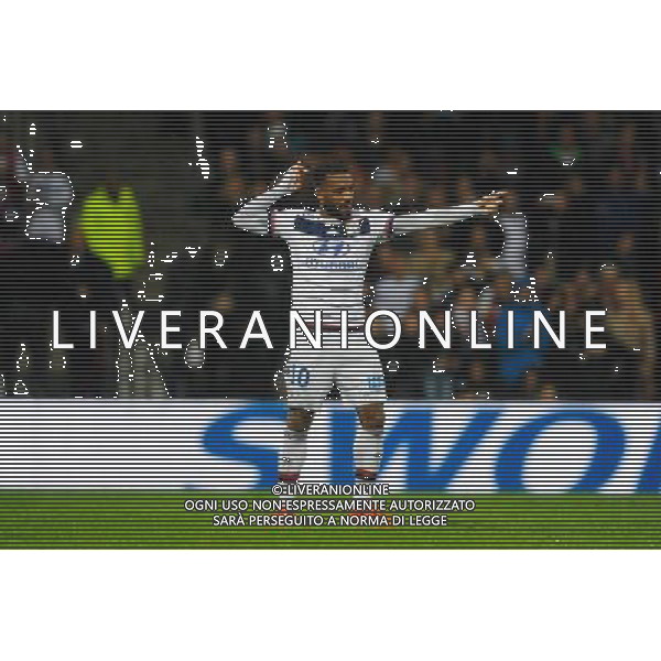 Joie Alexandre Lacazette - 03.10.2015 - Lyon / Reims - 9eme journee de Ligue 1 Photo : Jean Paul Thomas / Icon Sport AG ALDO LIVERANI SAS ONLY ITALY