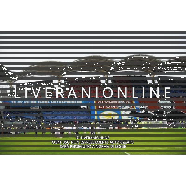 Supporters Lyon - Hommage a Jean Michel AULAS - 03.10.2015 - Lyon / Reims - 9eme journee de Ligue 1 Photo : Jean Paul Thomas / Icon Sport AG ALDO LIVERANI SAS ONLY ITALY