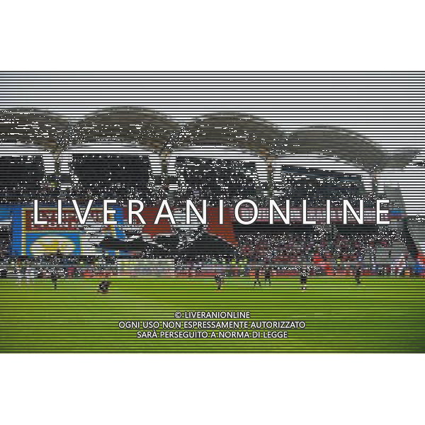 Supporters Lyon - Hommage a Jean Michel AULAS - 03.10.2015 - Lyon / Reims - 9eme journee de Ligue 1 Photo : Jean Paul Thomas / Icon Sport AG ALDO LIVERANI SAS ONLY ITALY