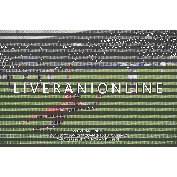 Penalty Manque Alexandre LACAZETTE / Johny PLACIDE - 03.10.2015 - Lyon / Reims - 9eme journee de Ligue 1 Photo : Jean Paul Thomas / Icon Sport AG ALDO LIVERANI SAS ONLY ITALY