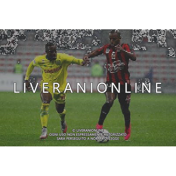 Jules ILOKI / RICARDO - 03.10.2015 - Nice / Nantes - 9eme journee de Ligue 1 Photo : Jean Christophe Magnenet / Icon Sport AG ALDO LIVERANI SAS ONLY ITALY