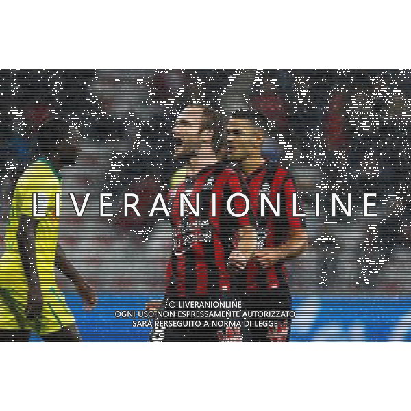 Joie NICE - Valere GERMAIN / Hatem BEN ARFA - 03.10.2015 - Nice / Nantes - 9eme journee de Ligue 1 Photo : Jean Christophe Magnenet / Icon Sport AG ALDO LIVERANI SAS ONLY ITALY
