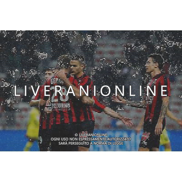 Joie NICE - Valere GERMAIN / Hatem BEN ARFA - 03.10.2015 - Nice / Nantes - 9eme journee de Ligue 1 Photo : Jean Christophe Magnenet / Icon Sport AG ALDO LIVERANI SAS ONLY ITALY