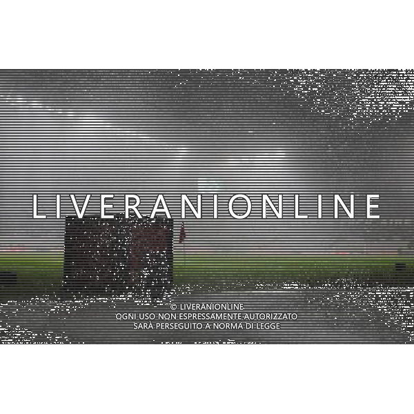 Illustration Pluie - Allianz Riviera - Match Interrompu - 03.10.2015 - Nice / Nantes - 9eme journee de Ligue 1 Photo : Jean Christophe Magnenet / Icon Sport AG ALDO LIVERANI SAS ONLY ITALY