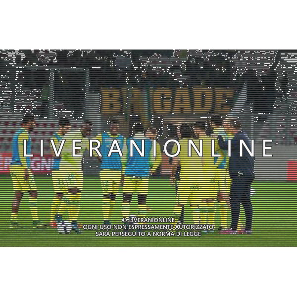 Equipe Nantes - 03.10.2015 - Nice / Nantes - 9eme journee de Ligue 1 Photo : Jean Christophe Magnenet / Icon Sport AG ALDO LIVERANI SAS ONLY ITALY