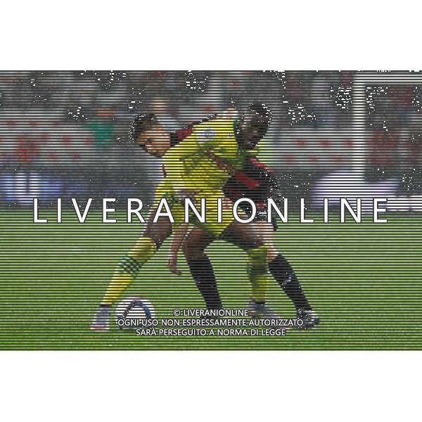 Jules ILOKI / Olivier BOSCAGLI - 03.10.2015 - Nice / Nantes - 9eme journee de Ligue 1 Photo : Jean Christophe Magnenet / Icon Sport AG ALDO LIVERANI SAS ONLY ITALY
