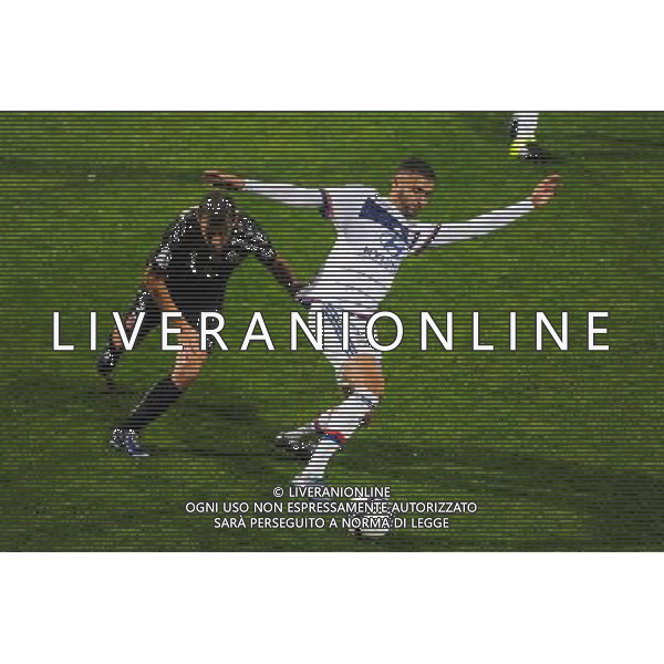 Franck SIGNORINO / Rachid GHEZZAL - 03.10.2015 - Lyon / Reims - 9eme journee de Ligue 1 Photo : Jean Paul Thomas / Icon Sport AG ALDO LIVERANI SAS ONLY ITALY