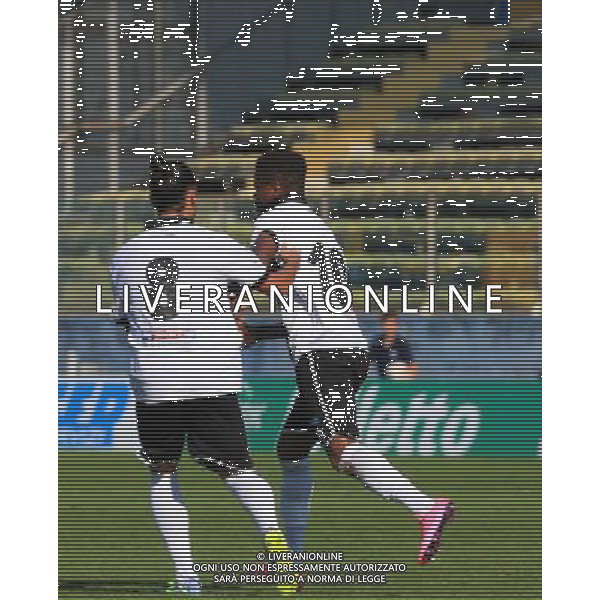 PARMA CORREGGESE \'4-10-2015 NELLA FOTO ESULTANZA BARAYE AG ALDO LIVERANI SAS