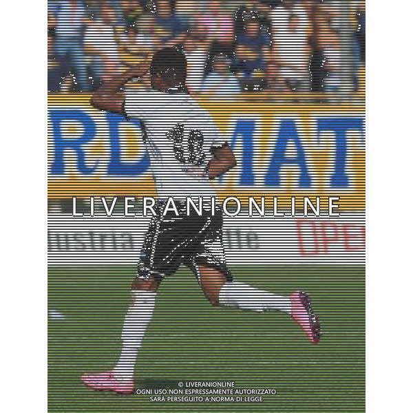 PARMA CORREGGESE \'4-10-2015 NELLA FOTO ESULTANZA BARAYE AG ALDO LIVERANI SAS