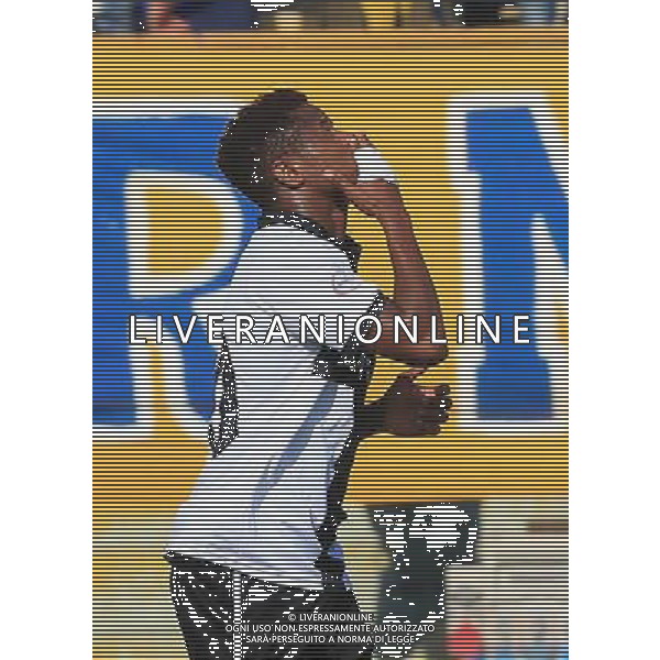 PARMA CORREGGESE \'4-10-2015 NELLA FOTO ESULTANZA BARAYE AG ALDO LIVERANI SAS